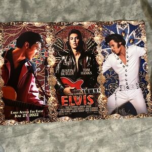 ELVIS 13 x 19 movie poster.. music king (Only during theatrical show) Rock wow